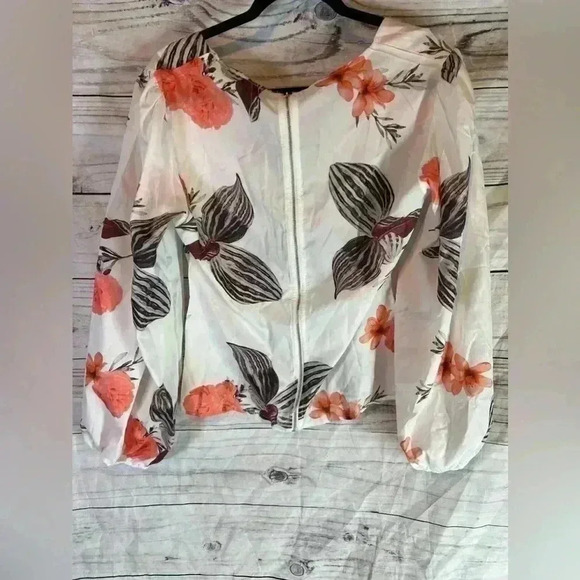 CBR long sleeve vneck blouse - Picture 4 of 5